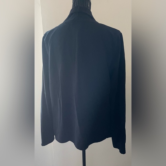 Vintage Roots Black Open Cardigan Sweatshirt Size M - Picture 3 of 12